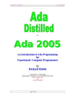 Ada Distilled für Ada 2005: Eine Einführung in die Ada-Programmierung für erfahrene Programmierer