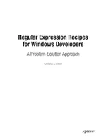 Recettes d'expressions régulières pour les développeurs Windows : une approche problème-solution