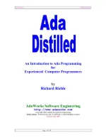 Ada Distilled: Eine Einführung in die Ada-Programmierung für erfahrene Programmierer