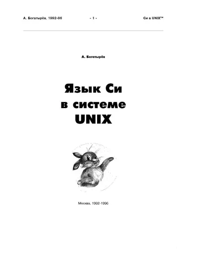 C in UNIX