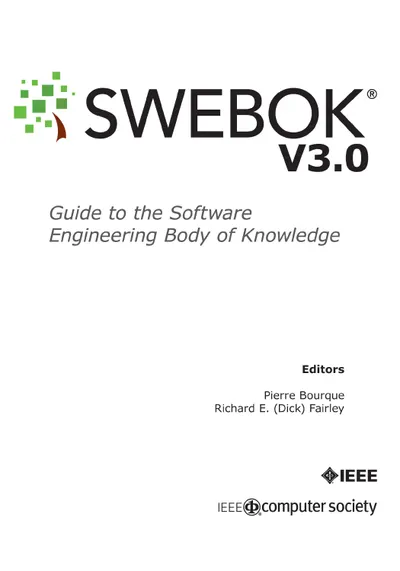 Guide to the Software Engineering Body of Knowledge (SWEBOK) Version 3.0