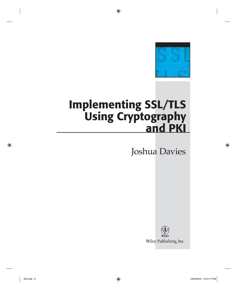 Implementación de SSL/TLS usando criptografía y PKI