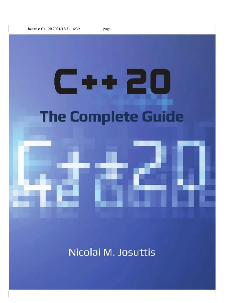 C++20 - O Guia Completo