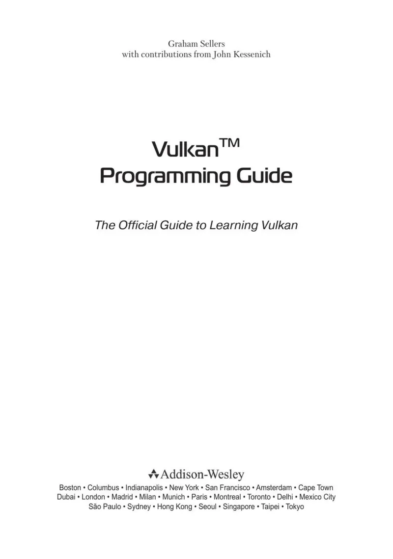 Vulkan. Guide du développeur