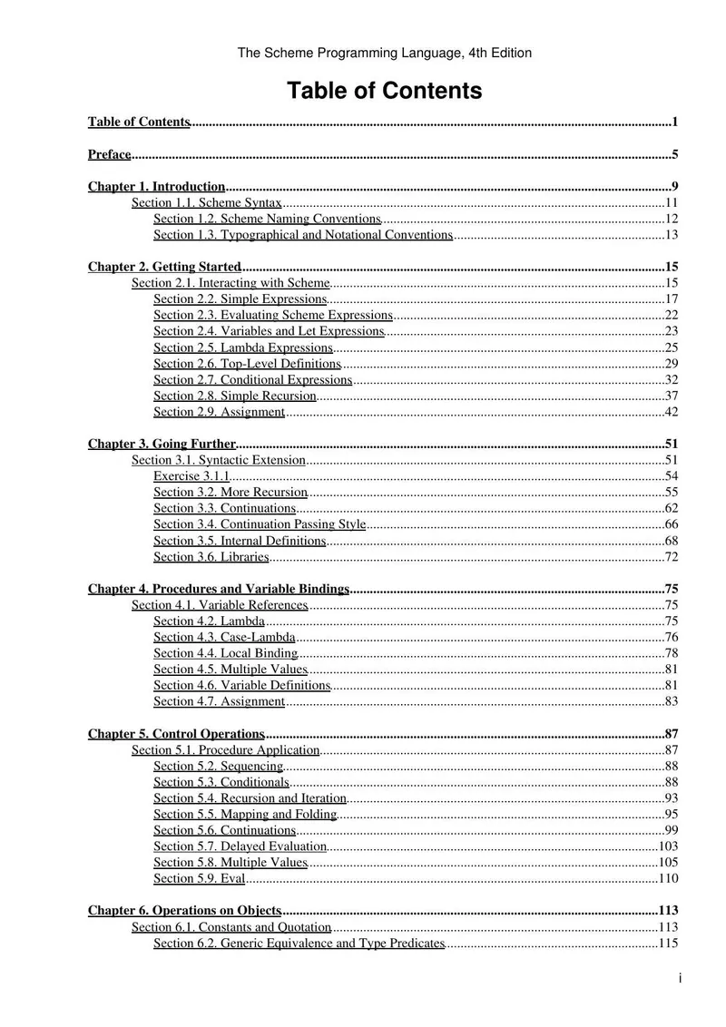 Le langage de programmation Scheme, 4e édition