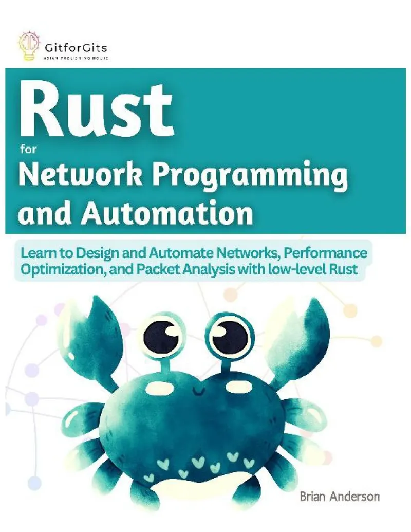 नेटवर्क प्रोग्रामिंग और ऑटोमेशन के लिए Rust: निम्न-स्तरीय Rust के साथ नेटवर्क डिज़ाइन और ऑटोमेट करना, प्रदर्शन अनुकूलन, और पैकेट विश्लेषण सीखें