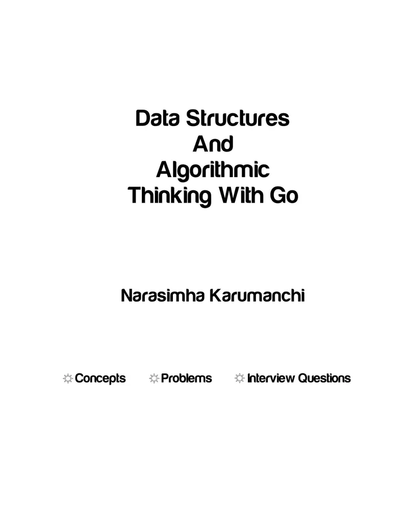 Estructuras de datos y pensamiento algorítmico con Go