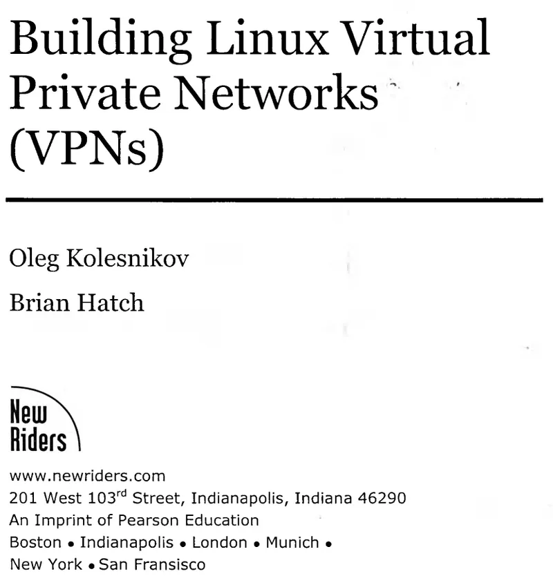 Linux: Creating Virtual Private Networks (VPN)